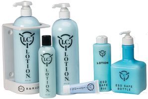 STATIC-DISSIPATIVE HAND LOTION; Dispensing Method:Pump Bottle; Volume:16fl.oz (US); Weight:-; Product Range:-; Colour:Blue ;RoHS Compliant: NA