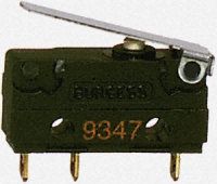 NO/NC Lever Microswitch, 5 A@ 250 V ac