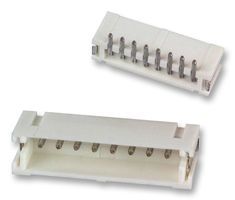 Conn Shrouded Header HDR 8 POS 1.5mm Solder ST SMD T/R