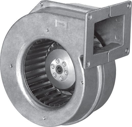 AC Blower, 115V, 91CFM, 108mm Dia, Ball Bearing, 54dB