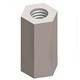 STANDOFF HEX 8-32THR ALUM 2"L