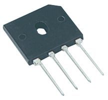 4A 800V Bridge Rectifier Diode, 1-Phase, Through Hole, SIP