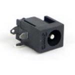 DC Power Connector, 5A, 2.5mm Pin, Right Angle, SMT