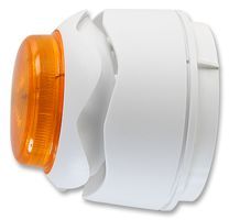 SOUNDER/STROBE, MT STD, BASE WHITE