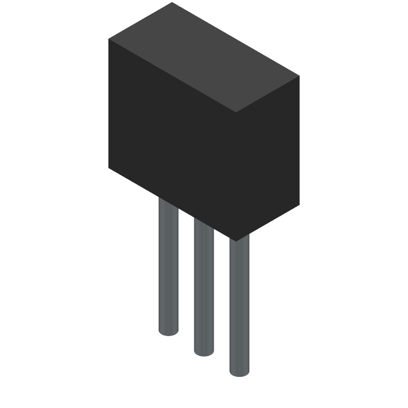 NPN BJT Transistor, 400V VCEO, 300mA IC, 50MHz, TO-92