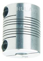 Ruland Aluminium Flexible Beam Coupling, PCMR25-8-6-A, Bore A 8mm Bore B 6mm Clamp
