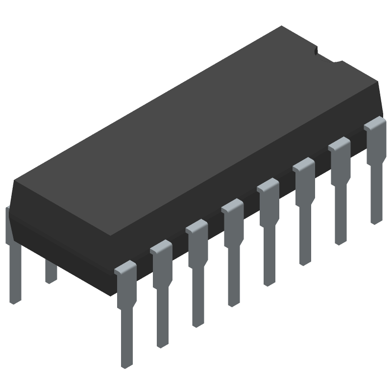 5V RS-232 Transceiver, 2 Tx/2 Rx, 120Kbps, PDIP