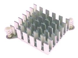 ABL HEATSINKS         BGA-PP-025            Heat Sink, For Ball Grid Array, Push-Pin, BGA, 9 C/W, 15 mm, 49 mm, 49 mm