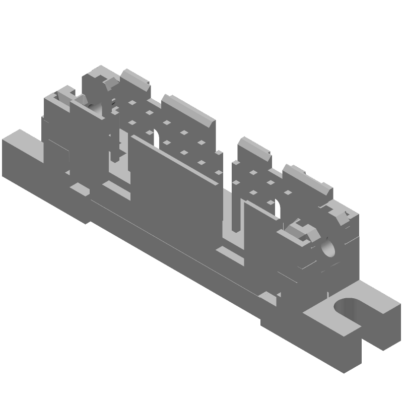 20 Pos Male Pin Connector, 1A, 250V, Right Angle, Through Hole, Black