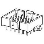 18 Pos Wire-to-Board Connector, 600V, 7.5A, Solder, Straight, Thru-Hole