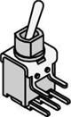 Toggle Switches SPDT ON-ON RT ANG PC