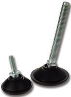 WIXROYD         3472-W105             Bumper / Feet, Round, Black, 98 mm, Nylon (Polyamide), Bolt