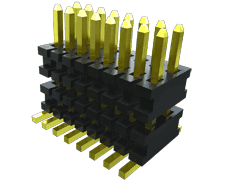 Conn Board Stacker HDR 162 POS 0.8mm Solder ST SMD T/R