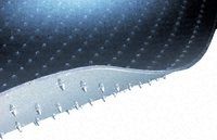 PC Clear Spiked Chair Mat With Lip, 1.5m x 1.2m x 2.5mm