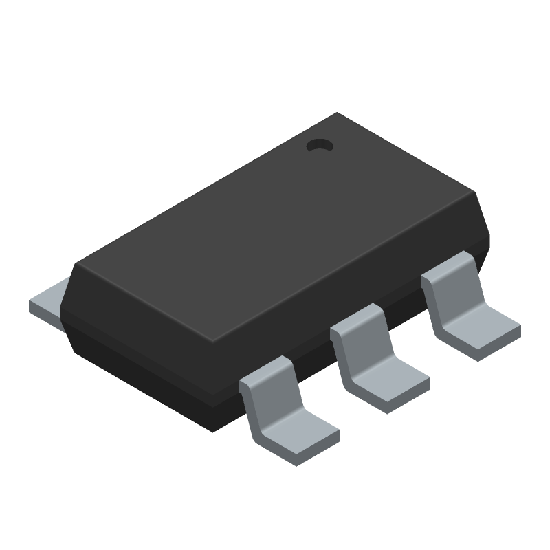 Dual P-Channel JFET -25V, -120mA, 10.6R, SOT-23-6
