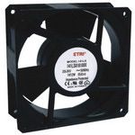 AC Fan Sleeve Bearing 115V 0.125A/0.11A 10W/9W 50Hz/60Hz 2200RPM/2400RPM 69.92CFM/74.16CFM 35dB/38.5dB Flange Mount