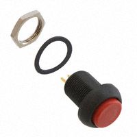 Switch Push Button N.O./N.C. SPDT Flat Round Button 3A 28VDC Momentary Contact Panel Mount/Through Hole PC Pins Automotive