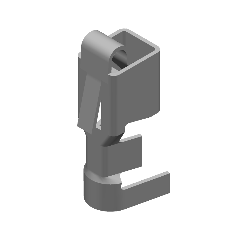 Power Connector Tool: Crimp, Female, 8A, Tin/Bronze, 18-22AWG