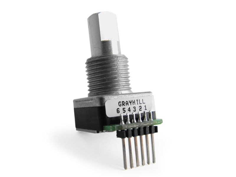 ENCODER, 11..25&DEG; OR 32 POSITIONS, PIN CONNECTOR W/PC MOU