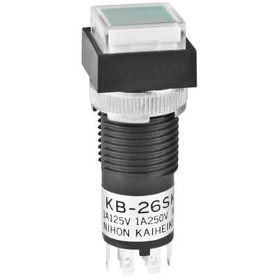 Switch Push Button ON ON DPDT Square Button 1A 250VAC 30VDC Alternate Contact Panel Mount Solder Lug