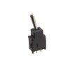 SPDT Toggle Switch, On-None-On, 28V, 100mA, PC Pin