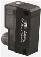 Baumer Diffuse Photoelectric Sensor 30  500 mm Detection Range PNP Block Style IP67