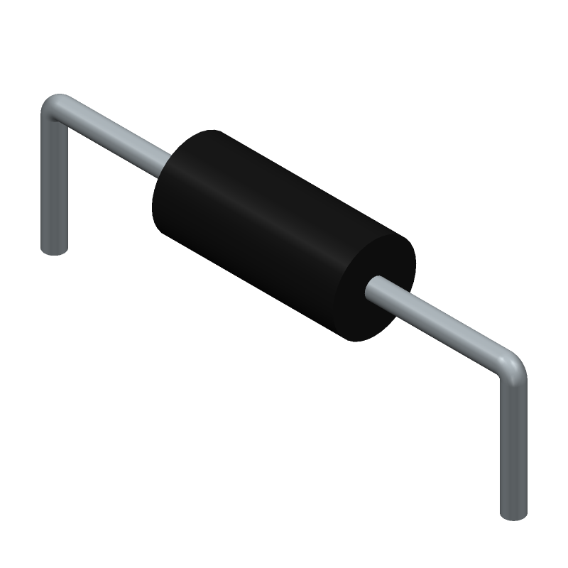 Fixed Resistor, Metal Glaze/thick Film, 0.25W, 1000000000ohm, 750V, 10% +/-Tol, 350ppm/Cel, Through Hole Mount, AXIAL LEADED