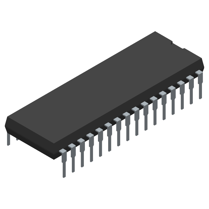 128Kx8 OTP ROM, 70ns, CMOS, PDIP-32, Industrial