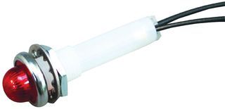 WAMCO         WL-6091M7-24V             PANEL MOUNT INDICATOR, LED, 9.65MM, YELLOW, 28V