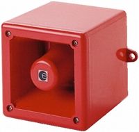 IS-A105N Red 49 Tone Electronic Sounder, 16  28 V dc, 105dB at 1 Metre, ATEX