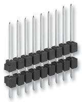 FISCHER ELEKTRONIK SL 13/097/36 G Board-To-Board Connector, Straight, SL 13 Series, 36 Contacts, Header, 2.54 mm, Through Hole