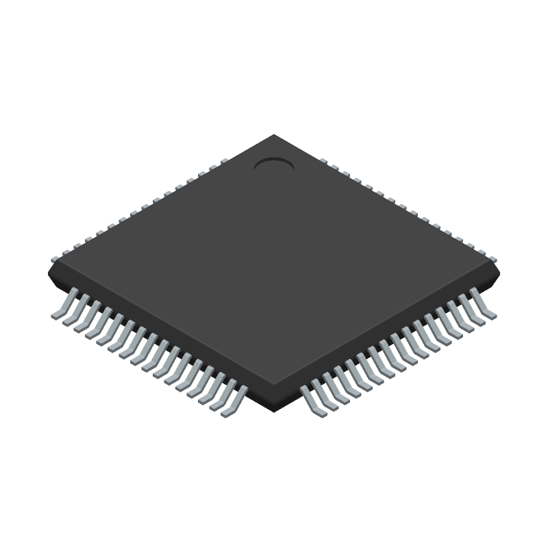 Low-Noise, 6-Channel, 24-Bit Analog-to-Digital Converter for Biopotential Measurements 64-TQFP -40 to 85