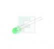 Single Color LED, Green, Diffused, 3.1mm,
