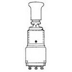Switch Toggle (ON) OFF (ON) DPDT Locking Lever Solder 5A 125VAC 28VDC Panel Mount with Threads