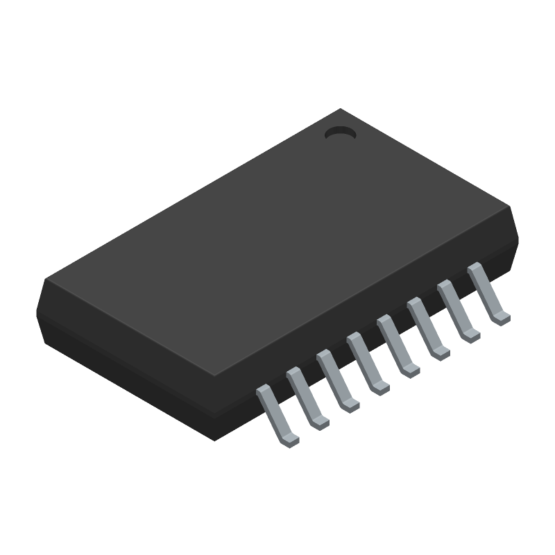 USB Digital Isolator, 2Ch, 12Mbps, SOIC