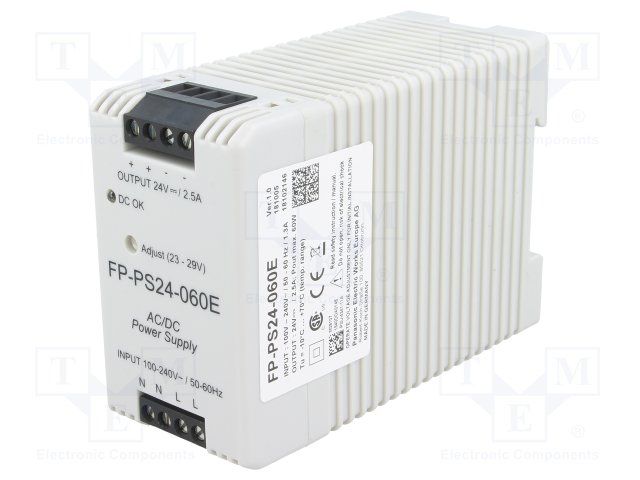 AC/DC Power Supply Single-OUT 24V 2.5A 60W 8-Pin