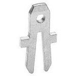 Blade Terminal Brass M 10.5mm Tin T/R