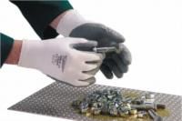 BM Polyco Grey General Purpose Nitrile-Coated Nylon Reusable Gloves x 2 8 - S