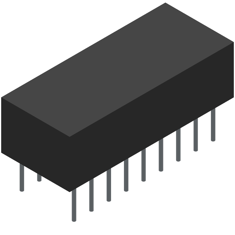 14 Seg Alphanumeric LED Display, Red, 9.9mm