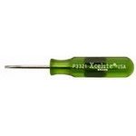 Xcelite;  Screwdriver;  3/32 In. X 3 1/2 In. Compact Standard;  Green Handle