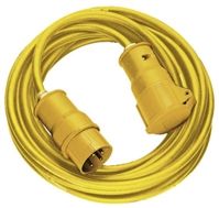 BS4343/EN60309 110V-16A 1 Gang Trailing Socket 14m Cable, 16A, 110 V