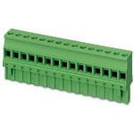 3 Pos Terminal Block, 5.08mm Pitch, 12A, 250V, Screw, Cable Mount