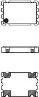 HCMOS Output Clock Oscillator, 0.012MHz Min, 170MHz Max, 25MHz Nom, CMOS, MINIATURE PACKAGE-4