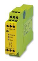 PILZ         774-303 PNOZ/X2/24V             Safety Relay, PNOZ X2 Series, DPST-NO, 24 V, 6 A, DIN Rail, Screw