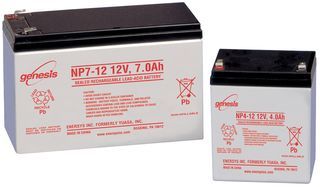 Secondary Battery, Lead Calcium Alloy, 12V, 1.2Ah, 250mA,