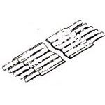 FFC Ribbon Cable, 30 Cond, 2.54mm Pitch, 24AWG, 3A, 300V