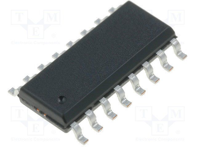 4-Ch Digital Isolator, 1Mbps, 35ns, 2.7-5.5V, SOIC