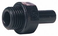 John Guest Pneumatic Straight Threaded-to-Tube Adapter, G 1/4 Male, Plug In 8 mm