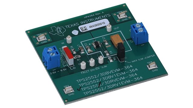Power Management IC Development Tools TPS2553DRV1EVM-364 Eval Mod