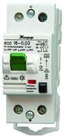 2P 16 A Instantaneous RCD, Trip Sensitivity 30mA, DIN Rail Mount